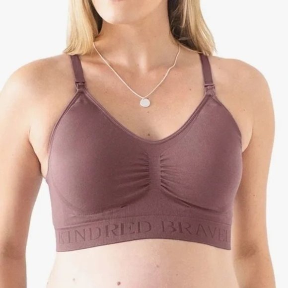 NWT Kindred Bravely Sublime Hands-Free Pumping & Nursing Bra twilight L - Picture 1 of 11